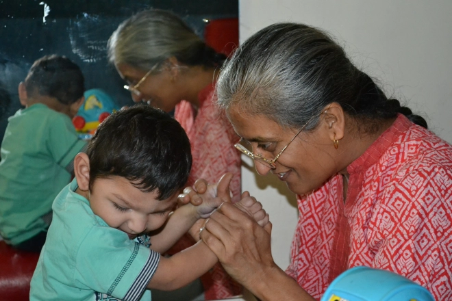 Our first employee and now, the COO of Tamahar Trust, Mrs. Tripti BG